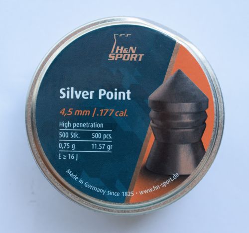 Сачми H&N Sport - Silver Point 4.5 mm / 500 pcs