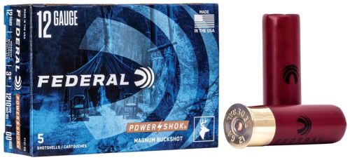 Federal Power-Shok Buckshot F131 00Buck, 15Pel 12/76