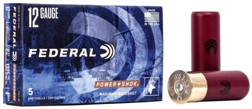 Federal Power-Shok Buckshot, F127 4Buck 12/70