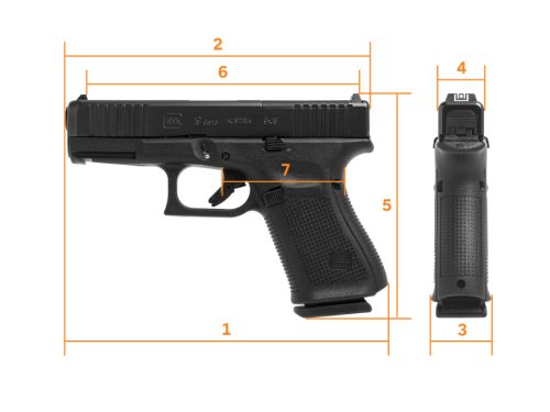 Glock19 9x19 Gen5/FS NS steel