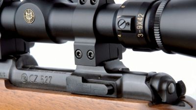 Warne 1" CZ 527 Quick Detach Medium (2 p-c) | 1B1LM