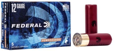Federal Power-Shok Buckshot, F131 4Buck, 12/76