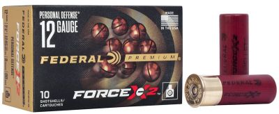 PD152FX2 00 Personal Defense Shotshell FORCE X2, 00 Buck Shot, 2-3/4"